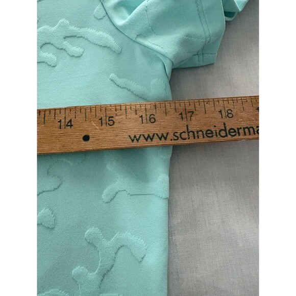 J McLaughlin Catalina Cloth Shirt Medium Textured Coral Pattern Fitted Beach - Picture 10 of 16